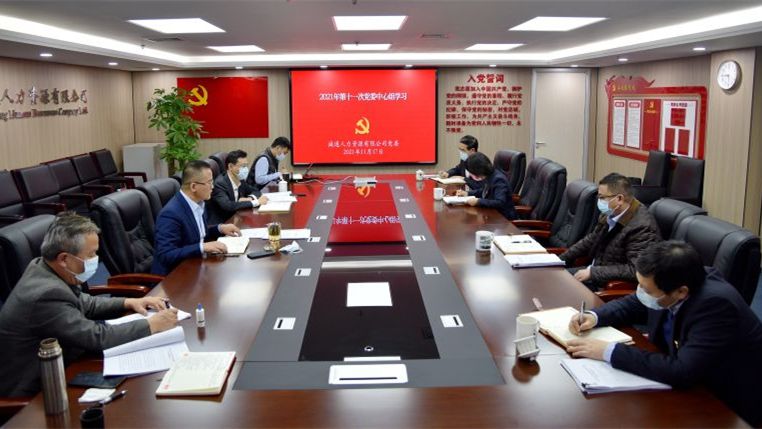 誠通人力黨委深入學習領會黨的十九屆六中全會精神